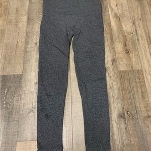 Spanx Grey Seamless Leggings Size XL